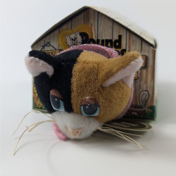 Pound Purrries Puppies 1998 Mary Meyer Mini Kitty Cat Plush 11/12 Calico Bandana - Picture 1 of 11